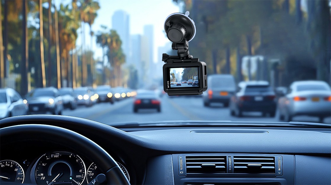 Suction Cup Car Mount Action Camera Bracket For GoPro Hero|DJI OSMO SJCAM