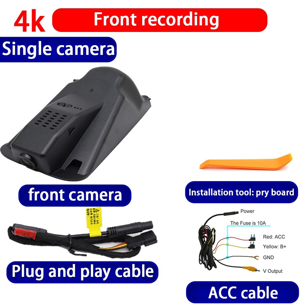 4K UHD Wifi DVR Dash Cam Camera for Lincoln Continental 2017 2018 2019 2020 2021