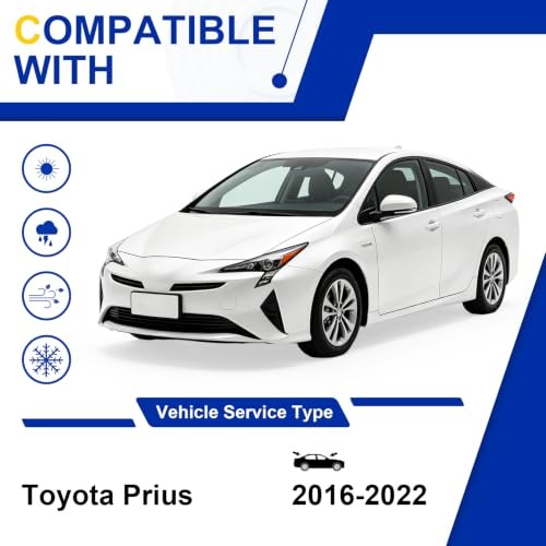 3 Windshield wipers Compatible with Toyota Prius 2016-2022 For Prius 2016-2022