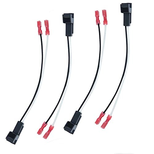 4 Pack Speaker Harness Replacement for GM Motors Buick Cadillac Chevy 72-4568