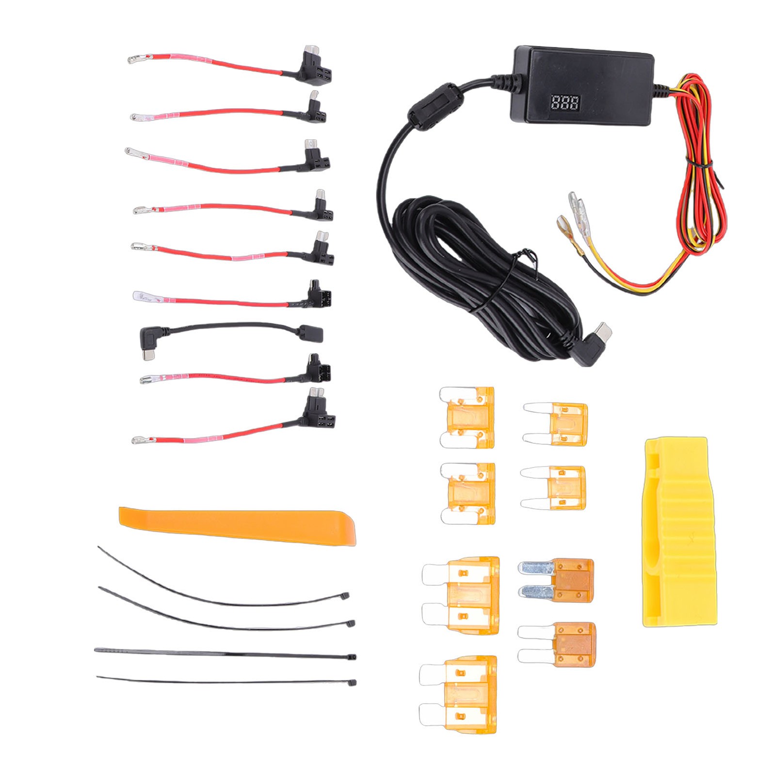 10.5ft Smart Dash Cam Hardwire Kit For Parking Surveillance NHUX