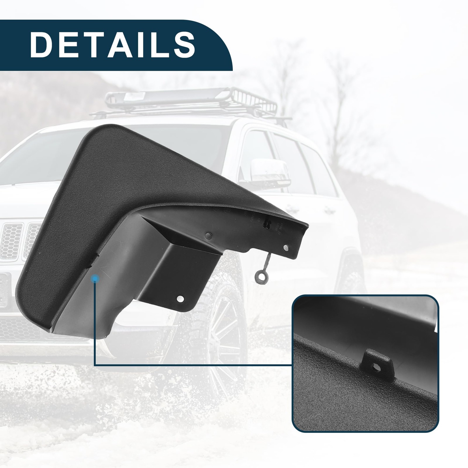 Mud Flaps Splash Guards for Jeep Grand Cherokee 2011-2022 Front Rear Set