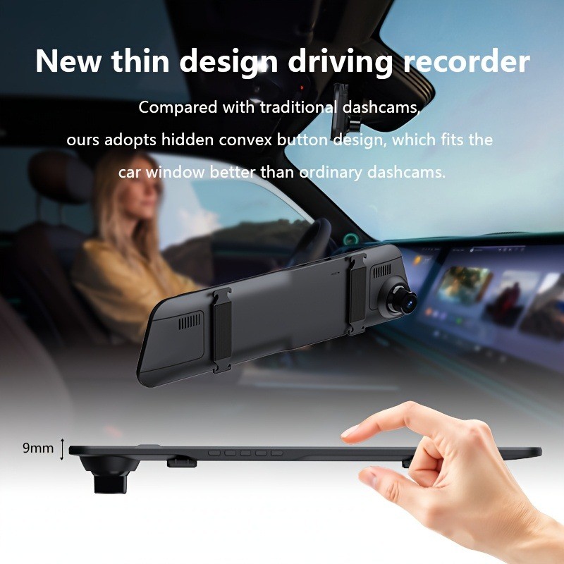 Dash Cam 1080p Car Dual Lens Front/Rear/Inside Video Recorder Camera G-sensor US