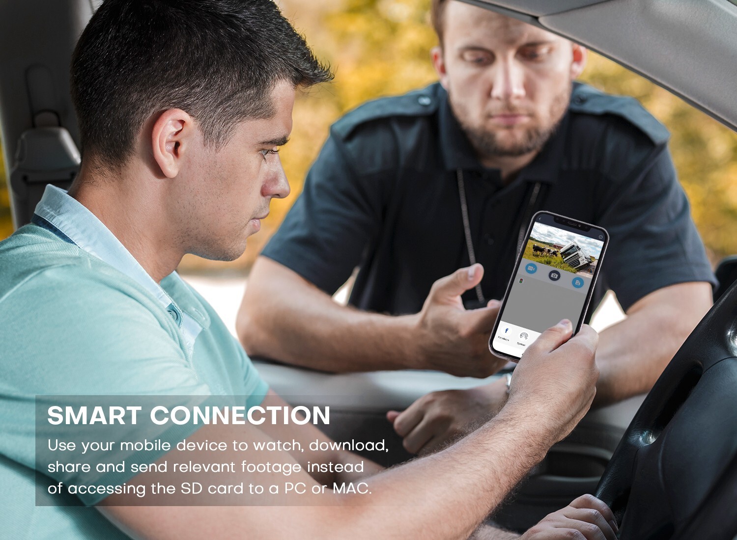 Avaett Dual Dash Cam Avaett Dash Cam Front and Inside, Built-in GPS and WiFi