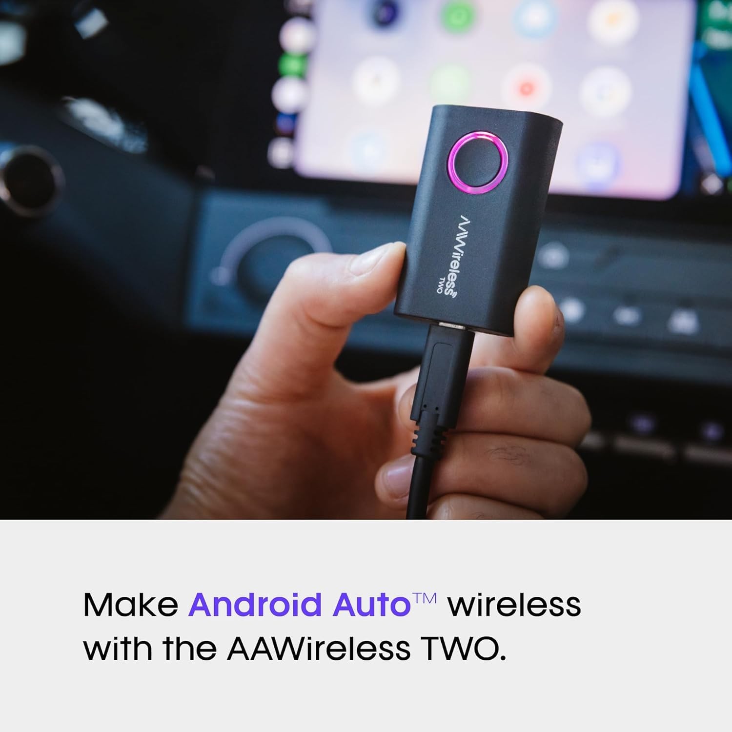 AAWireless Two – Wireless Android Auto Adapter – Convert Factory Wired Androi…