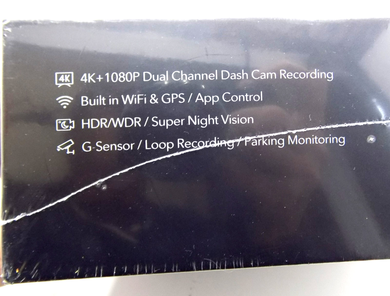 RedTiger F7NP Dash Cam 4K Ultra Clear Built-in GPS WiFi APP Control
