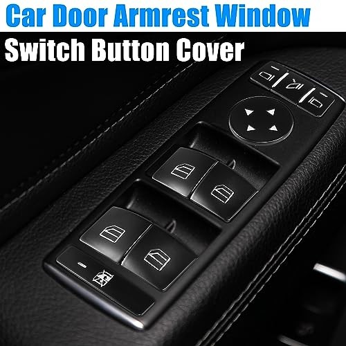 Car Inner Front Rear Left Right Door Armrest Window Switch Button Cover