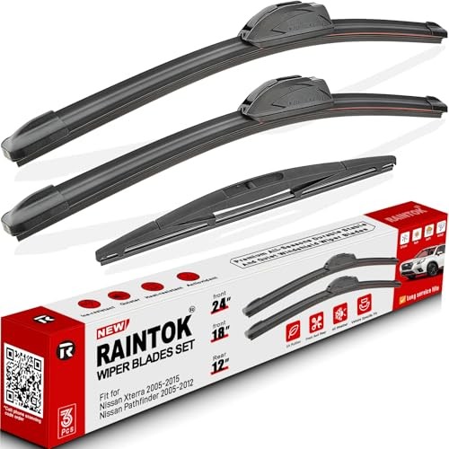 Windshield Wiper Blades Replacement for 2005-2015 Nissan Xterra / 2005-2012