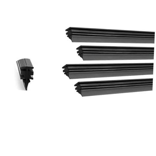 4Pcs Wiper Blade Refill, 26″ DIY Adjustable Universal Replacement Wiper Blade