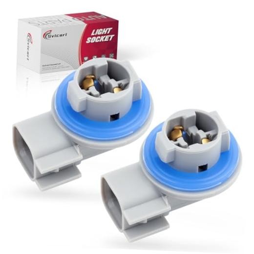 2Pcs Taillight Lamp Holder Back Up Reverse Lamp Socket Compatible with Dodge