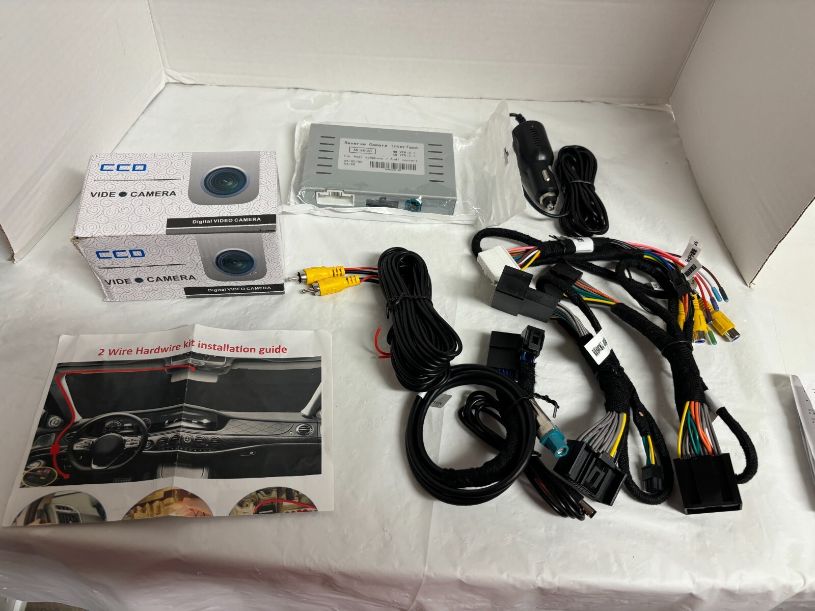 CCD Video Camera Dash Cam NEW in Open Box Complete
