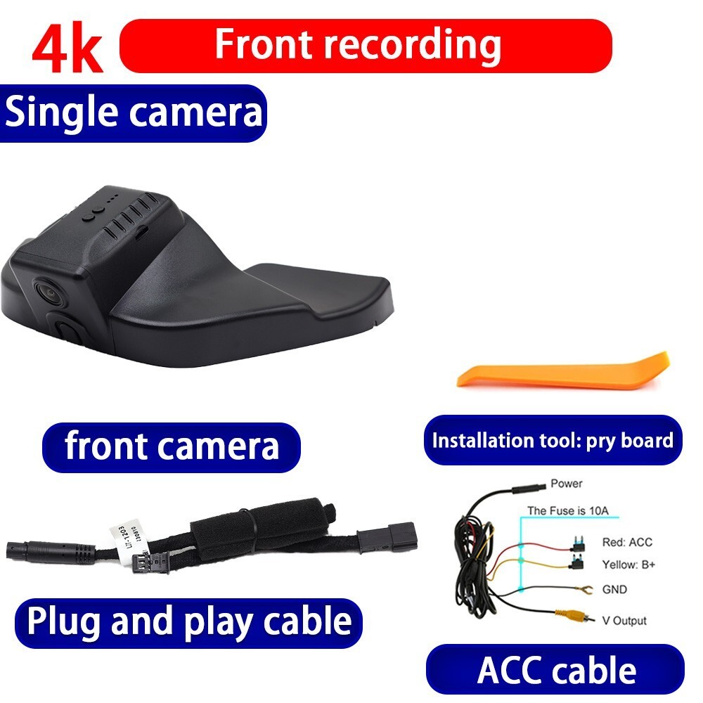 4K UHD 2160P Wifi Dash Cam Camera For Ford Mondeo Taurus 2022 2023 2024 2025 26