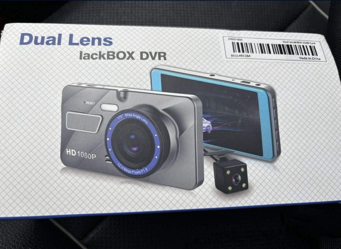 Dual Lens Car DVR Dash Cam