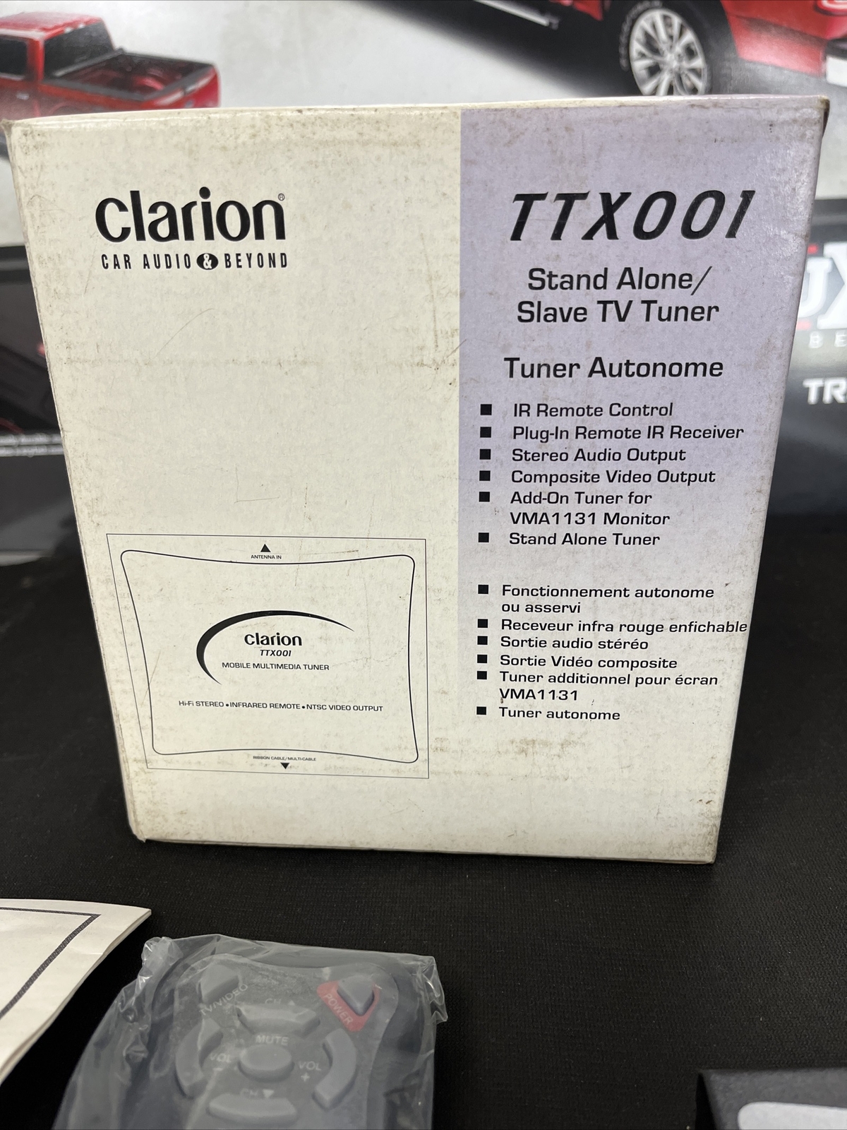 CLARION TTX001 Stand Alone/Slave TV Tuner Complete Kit Brand New ADD ON VMA1131