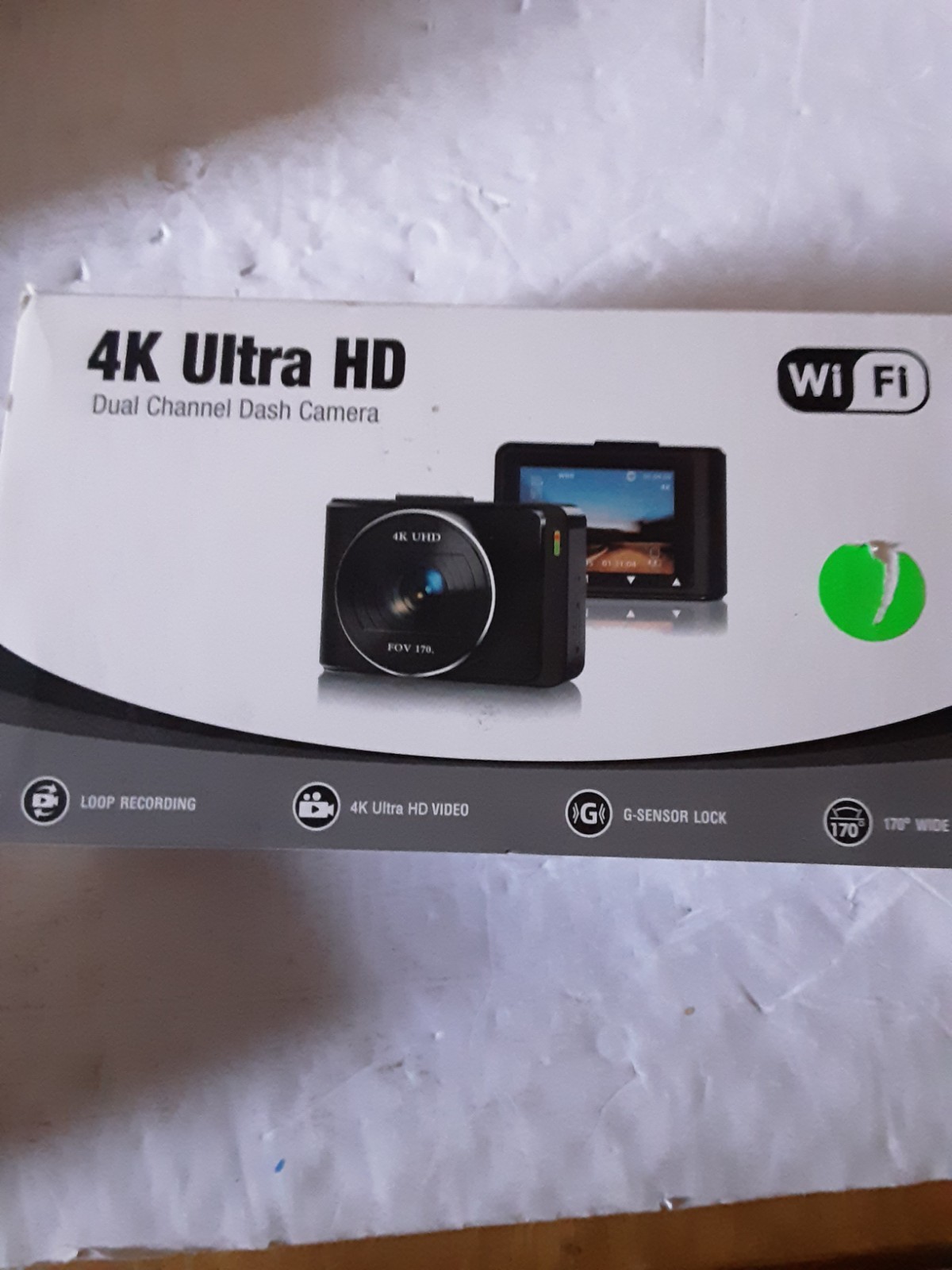 4 K Ultra Hd Dual Channel Dash Camera