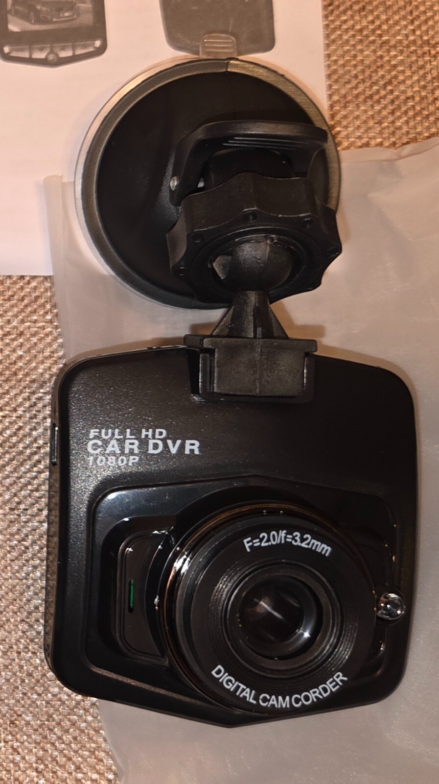 DASH CAM HD 1080P CAR DVR WITH IR NIGHT VISION NEW IN BOX MEMORY CARD PORT USB
