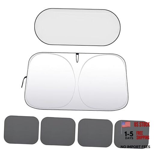 6PCS Car Window Shade, Window Sunshade for Side Window Front 55.12×27.56 Inches