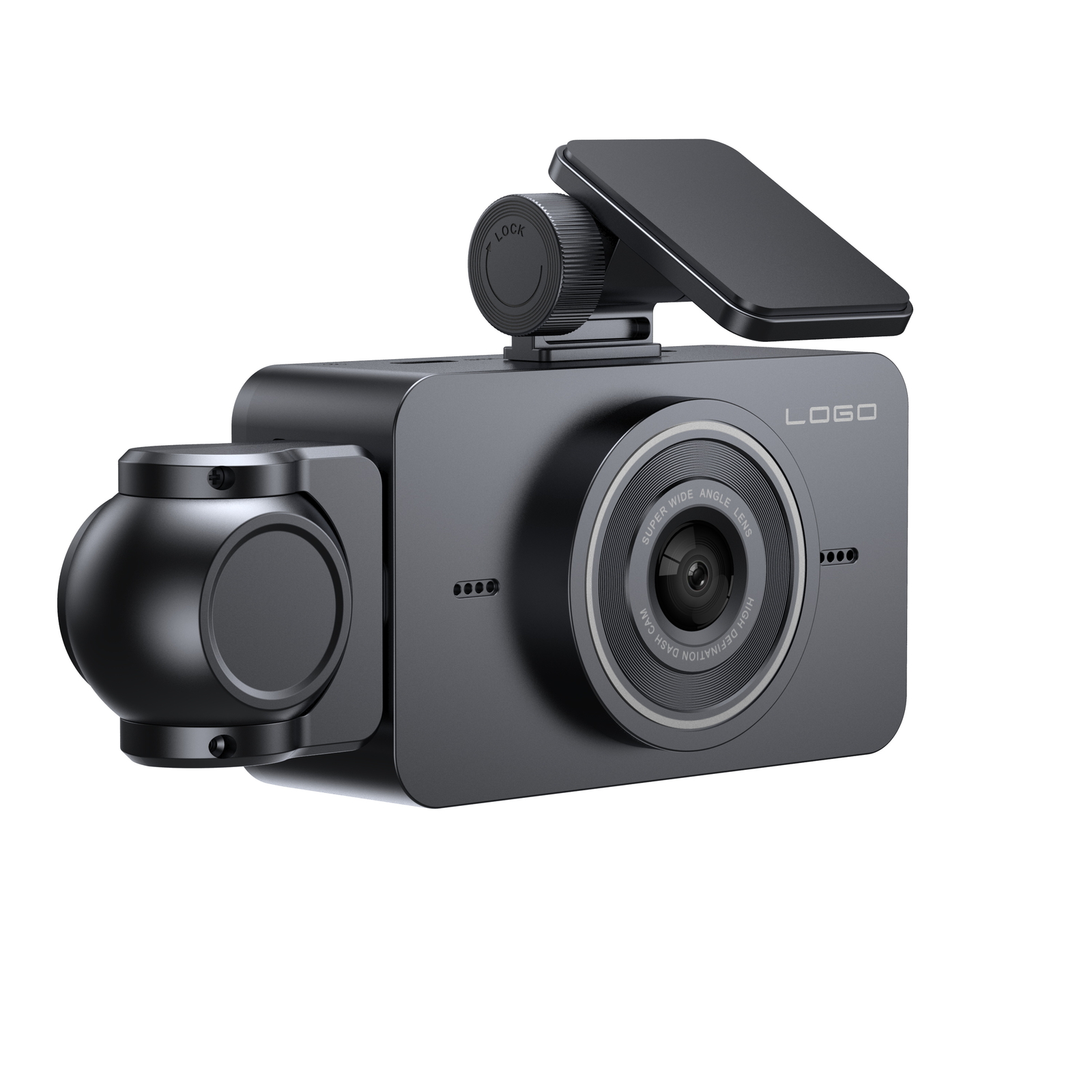 Car Three Lens Dash Cam DVR Video Recorder Camera WiFi HD 1080P Loop Recording