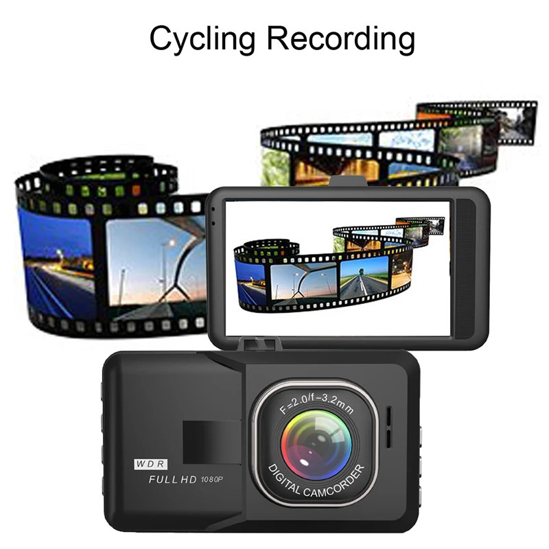 NEW 1080P HD Dash Camera Loop Recording Car Vehicle DVR Video Recorder Dashcam N