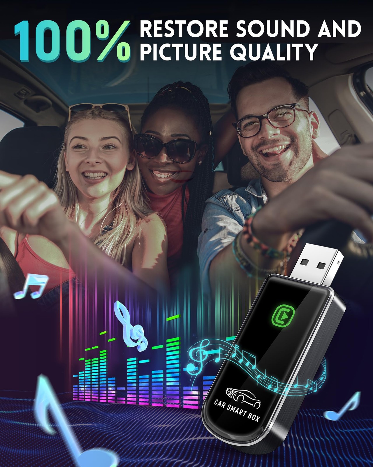 Wireless CarPlay Adapter for Apple iPhone iOS 10+ & Cars from 2015+, Mini Edi…