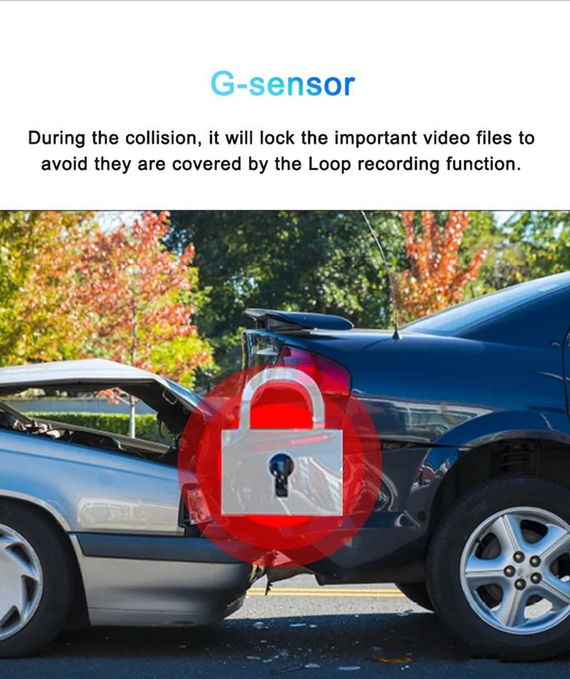 1080P GPS Tracking WiFi Hotspot Car DVR Dash Cam G-sensor Driving Video Recorder