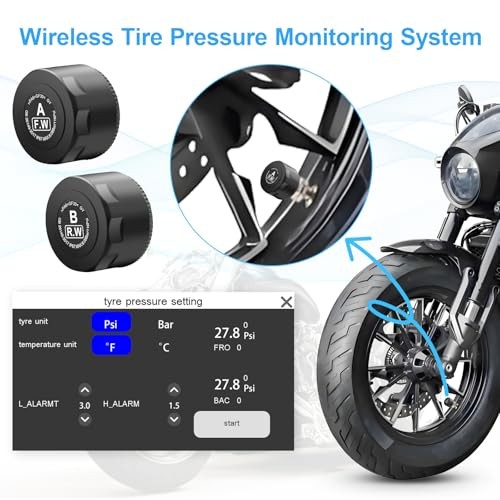 Portable 5″ Wireless Motorcycle Carplay (Include 128 GB TF) with 1080P Dual