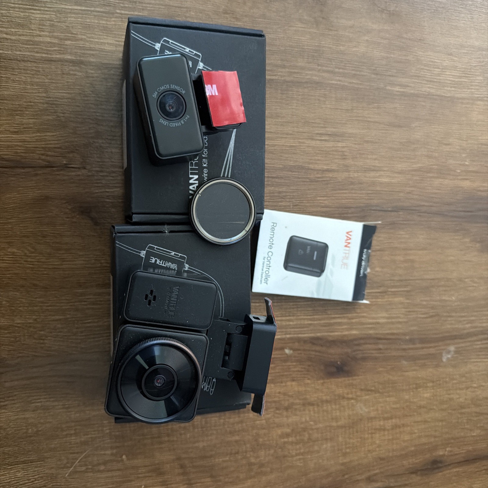 Vantrue Element 2 E2 2.5K WiFi GPS Dual Dash Camera Black