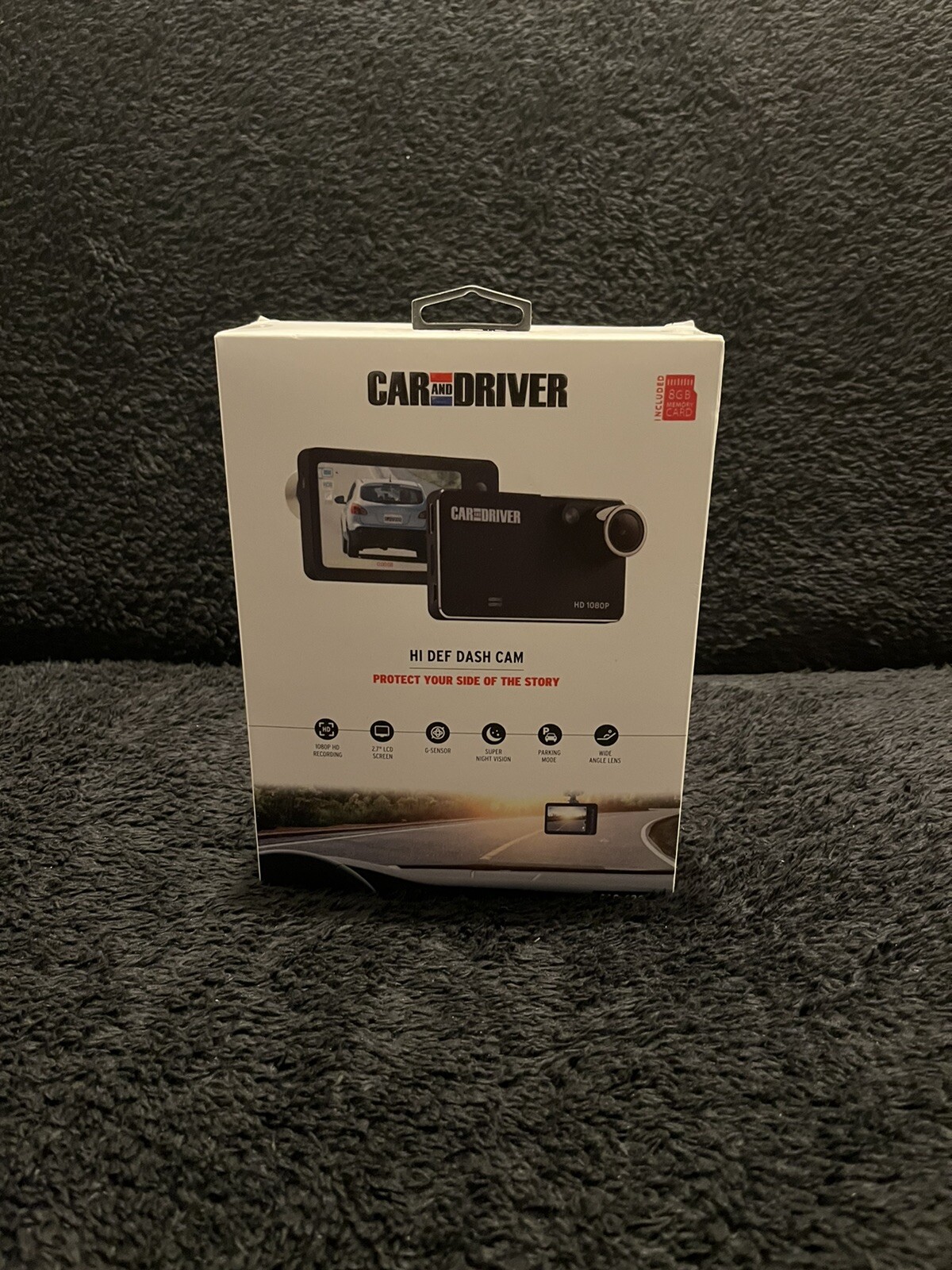 Car and Driver Extra Slim Dash Cam Black Video Recording Camera 2.7″ LCD screen
