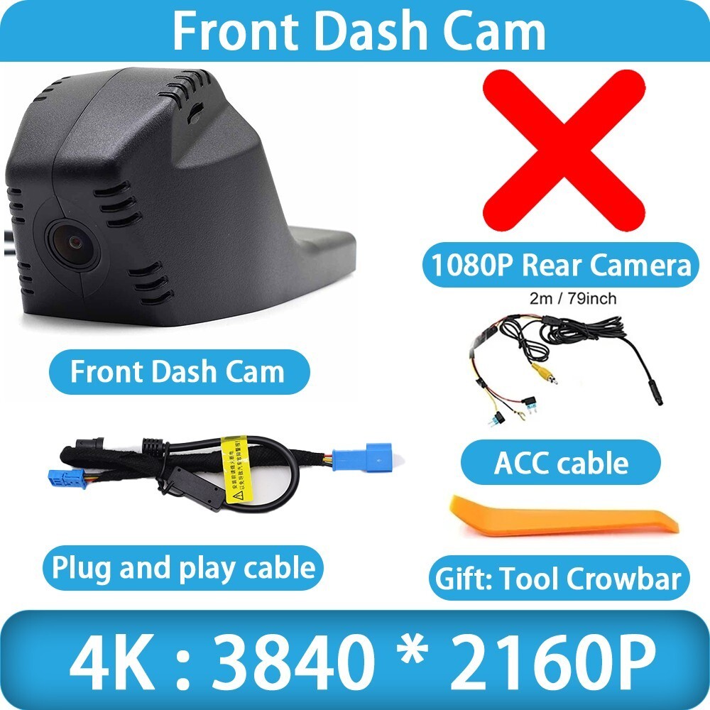Plug and Play 4K DVR Dash Cam Camera For BMW 3 Series G20 G21 M3 X5 M G05 F95