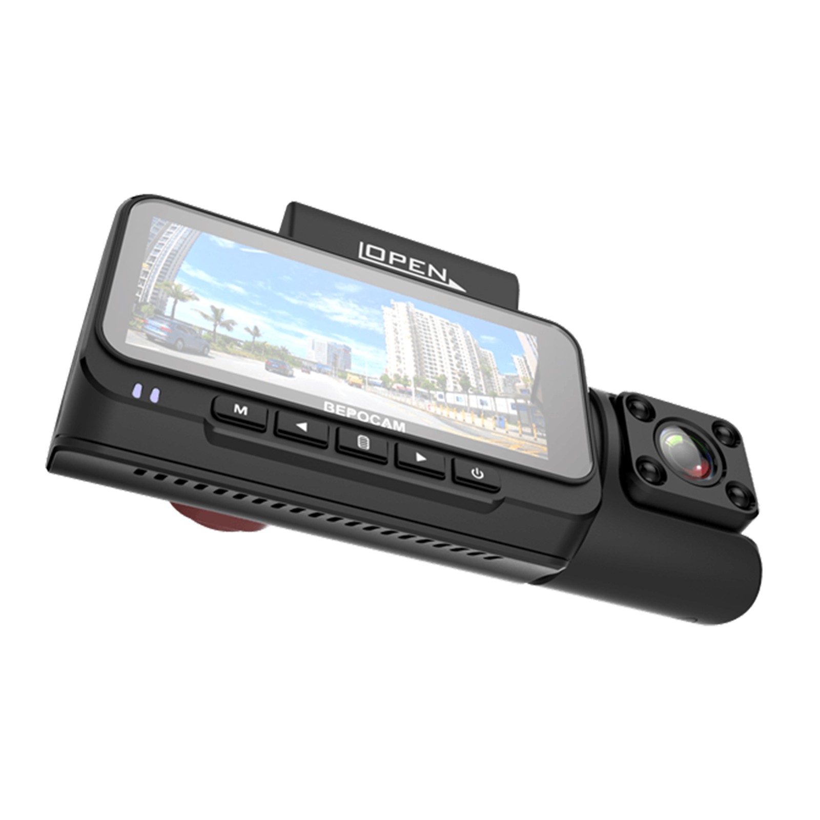 ZD70A Bumper 12″ 4K+1080 5G PMirror Dash Camera 3 Channel WiFi Night Vision