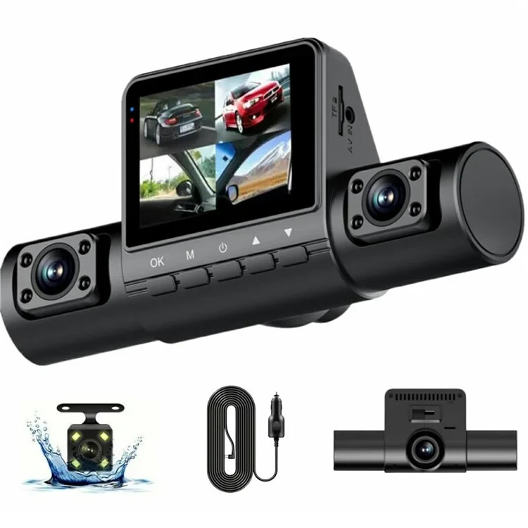 M80 Pro Car DVR Dash Cam 1080P Night Vision Parking Monitoring 4 Cameras Car Dri