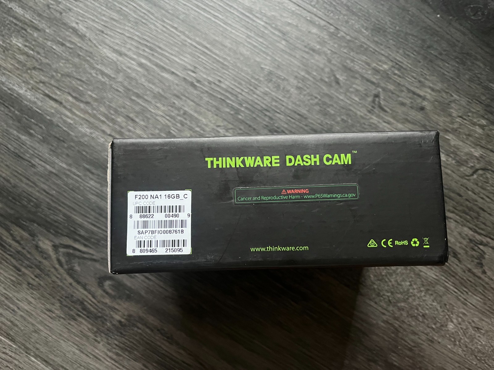 SEALED Thinkware F200 1080P Full HD WiFi Dash Cam 140° Wide Angle