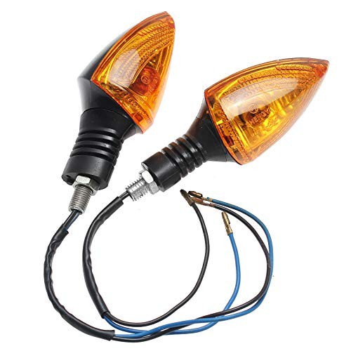 2 Pcs Motorcycle Front or Rear Fit for KTM EXC/Duke/Super Duke 07-20(Amber)