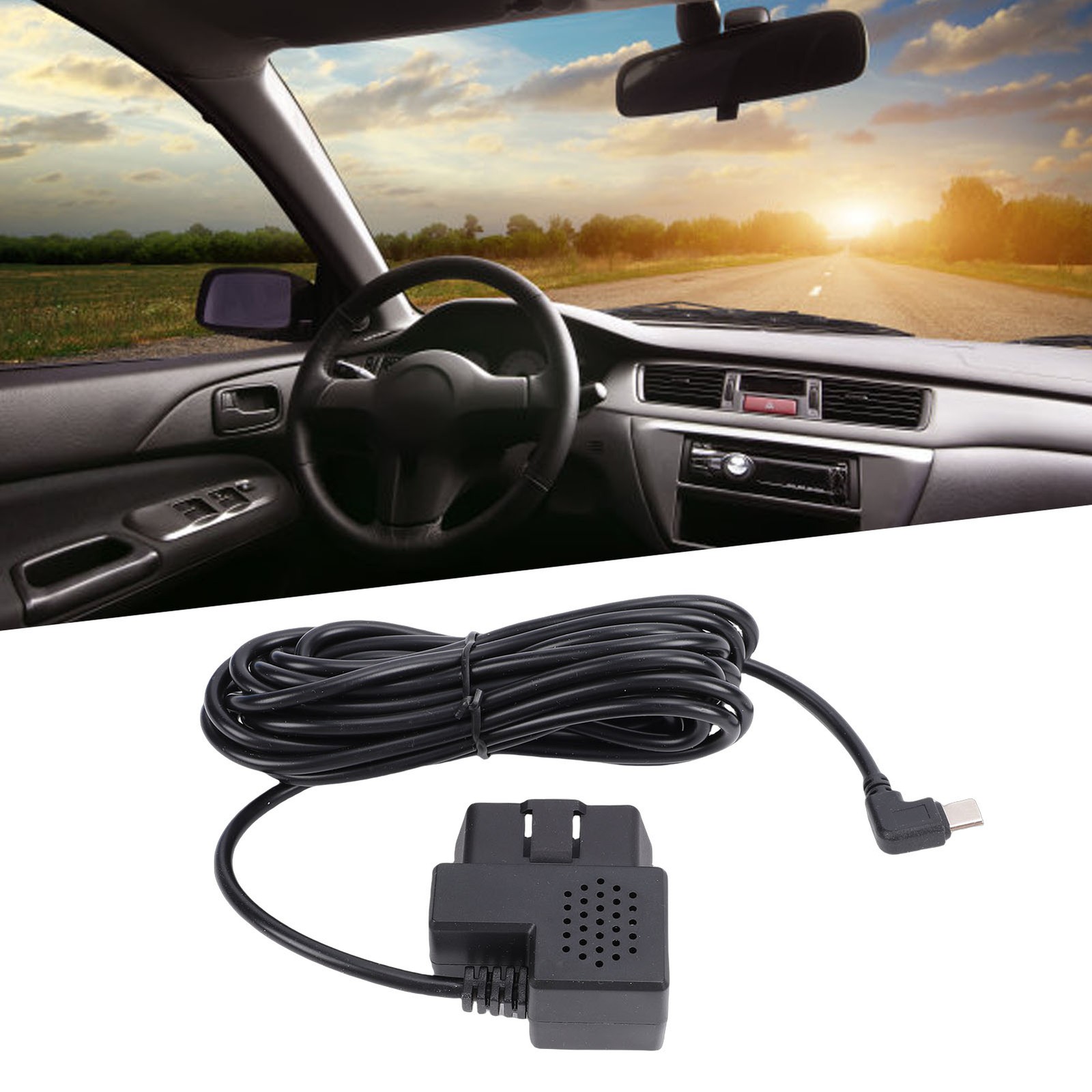 11.5ft Dash Cam Hardwire Kit 24/7 Parking Guard For Car Security OCEO