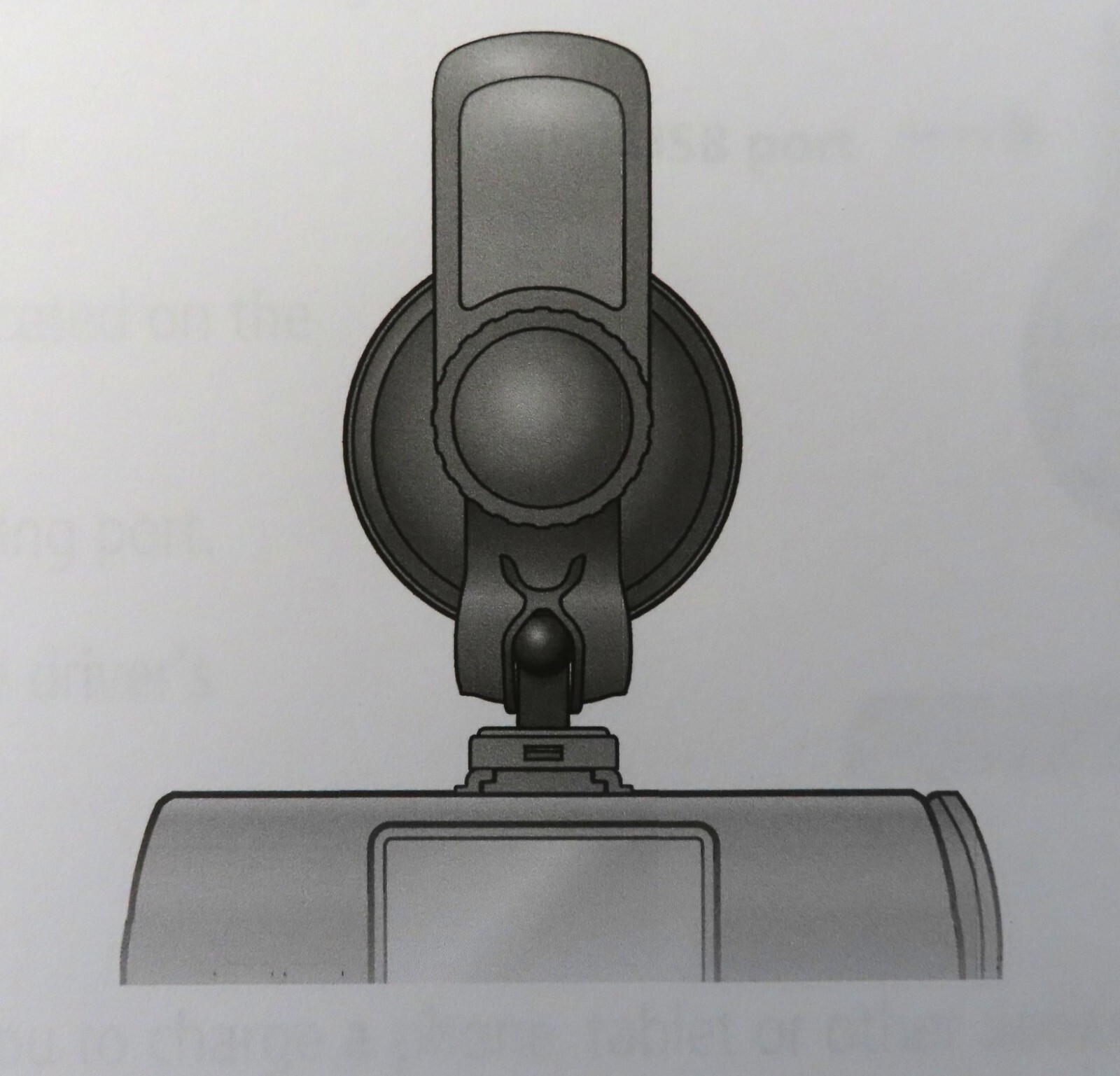 OEM Rand McNally Dash Cam 100 200 300 Windshield Suction Mount