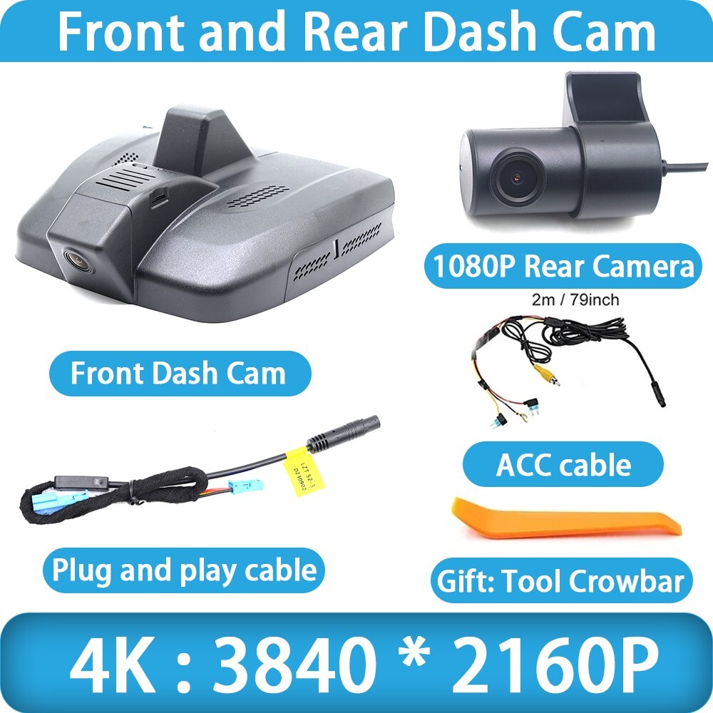 4K UHD 2160P Wifi DVR Dash Cam Camera for Ford Territory Equator Sport 2021-2025