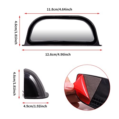 Car Blind Spot Rearview Mirror, Rear Seat Auxiliary Mirror for Second Row Car