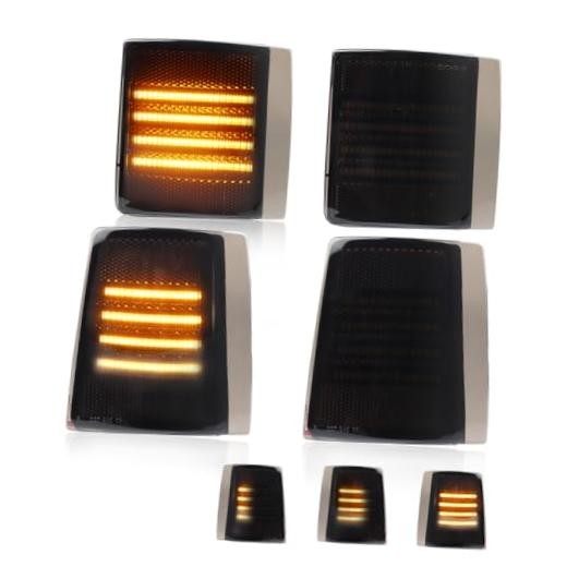 Sequential Front & Rear Side 94-99 GMC Sierra C/K 1500 Sequential Amber LED