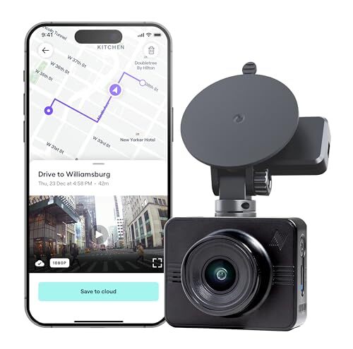 Nexar Beam GPS Dash Cam | HD Front Dash Cam | 2022 Model | 32 GB SD Card Include
