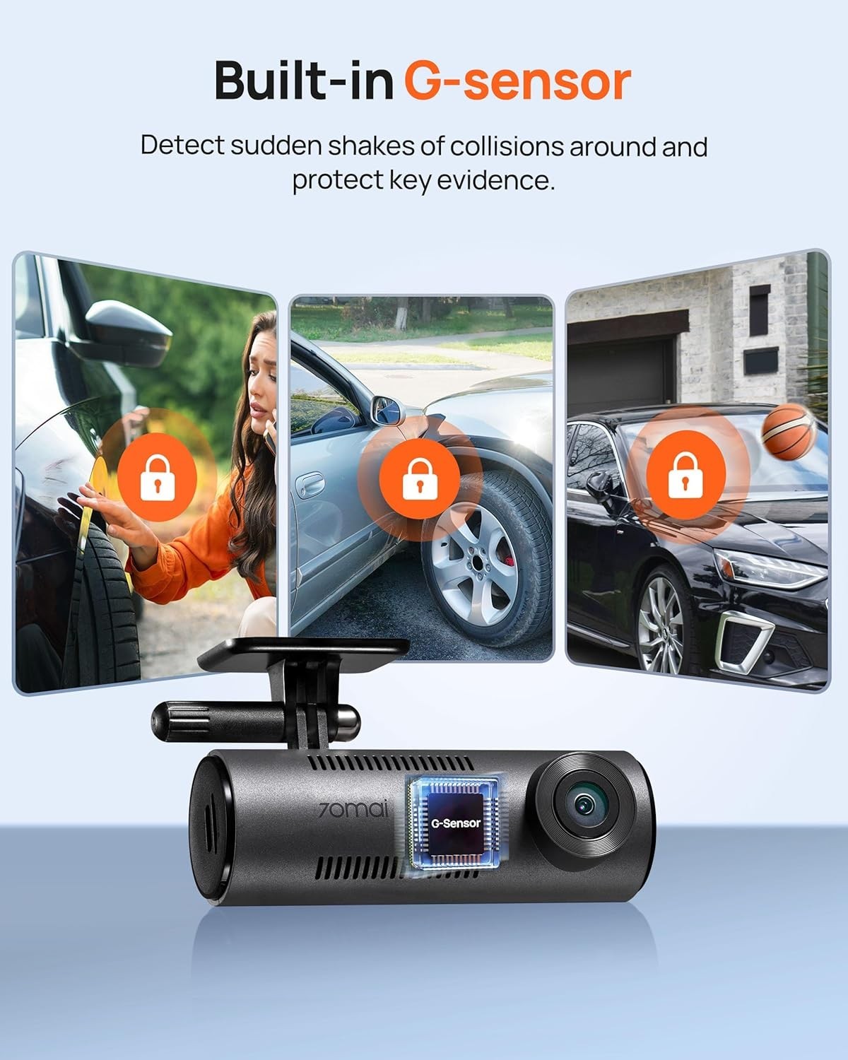 High-Resolution Dash Cam for Cars – 1296P QHD, WiFi, Voice Control & Time-Lapse