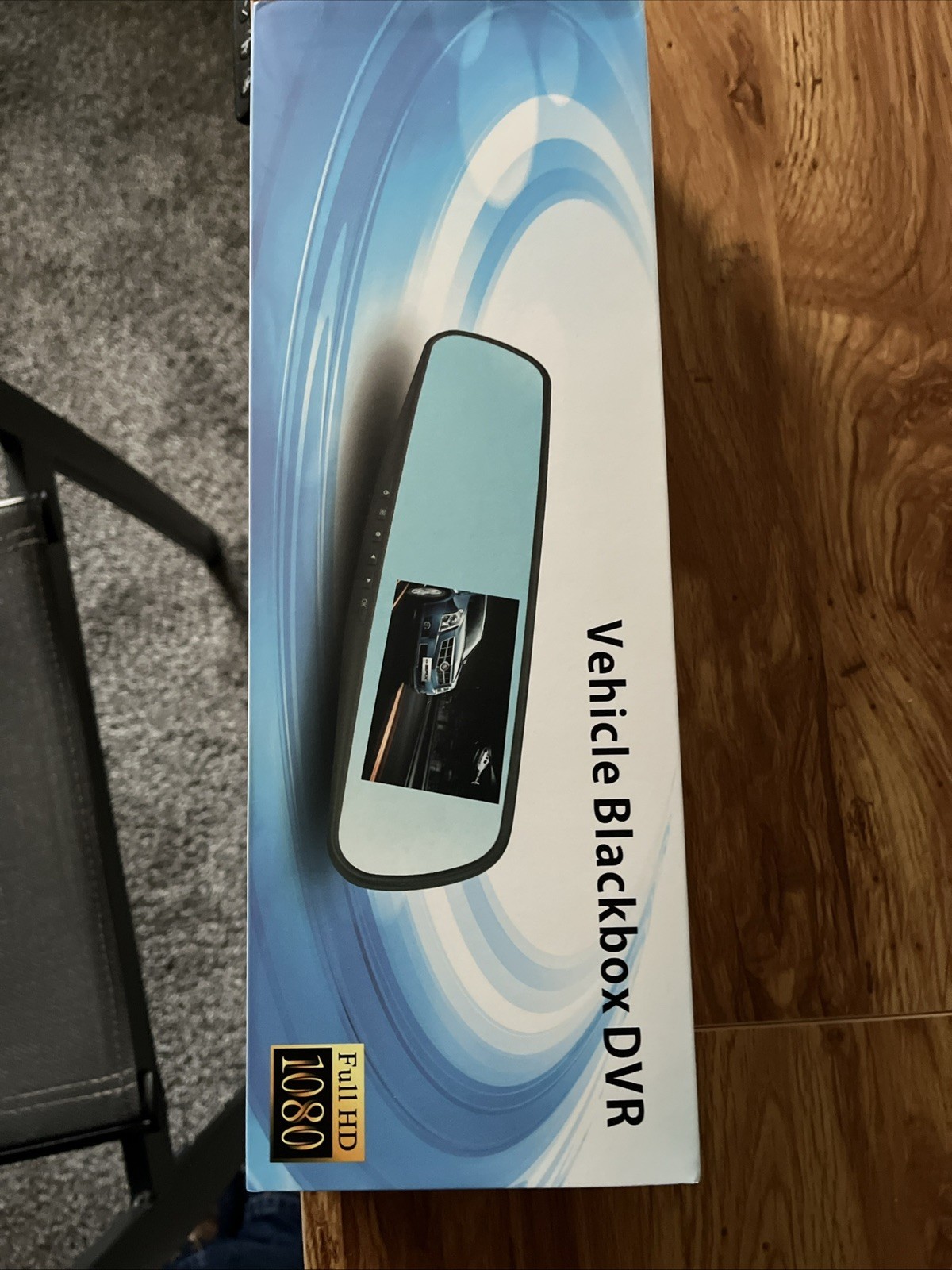 Rearview Mirror Dash Cam 1080P HD DVR Dual Camera Car Front Rear Video Recorder