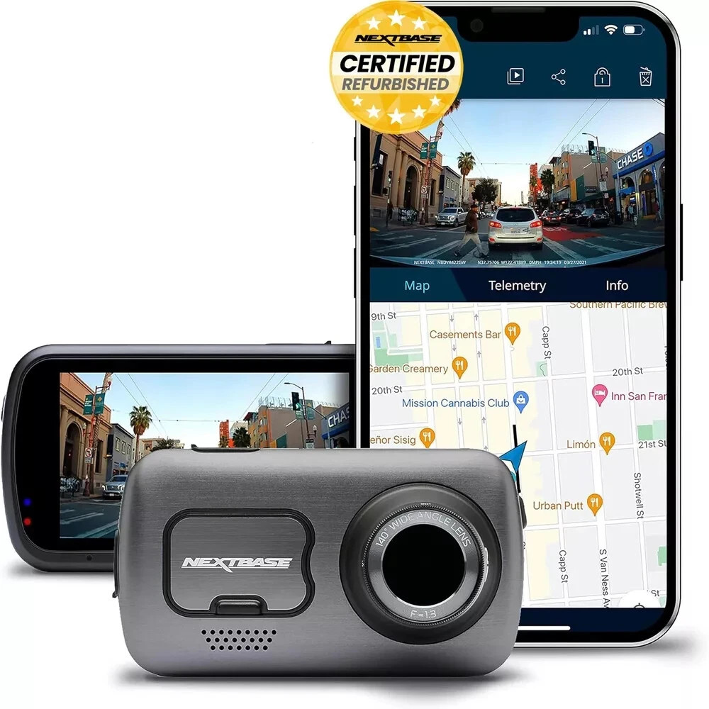 Nextbase 622GW Dash Cam 3″ True 4k Ultra High-Definition Touch Screen Car Dash