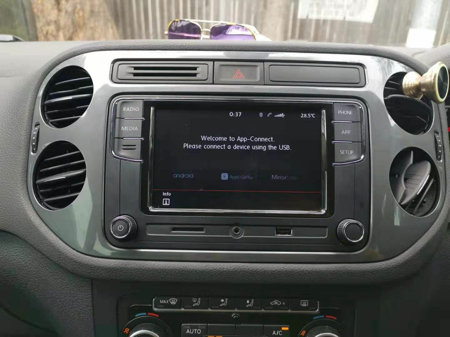 Original Radio System CarPlay Android Auto RCD340 For VW Tiguan Transporter SP