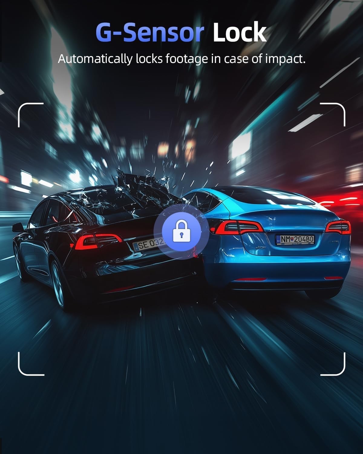 Advanced 4K Dash Cam with 5.8GHz WiFi, Night Vision & 64GB SD Card for Drivers