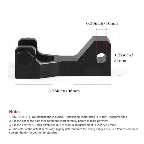 Front & Rear Billet Lowering Kit Compatible with Yamaha Raptor 660 660R black