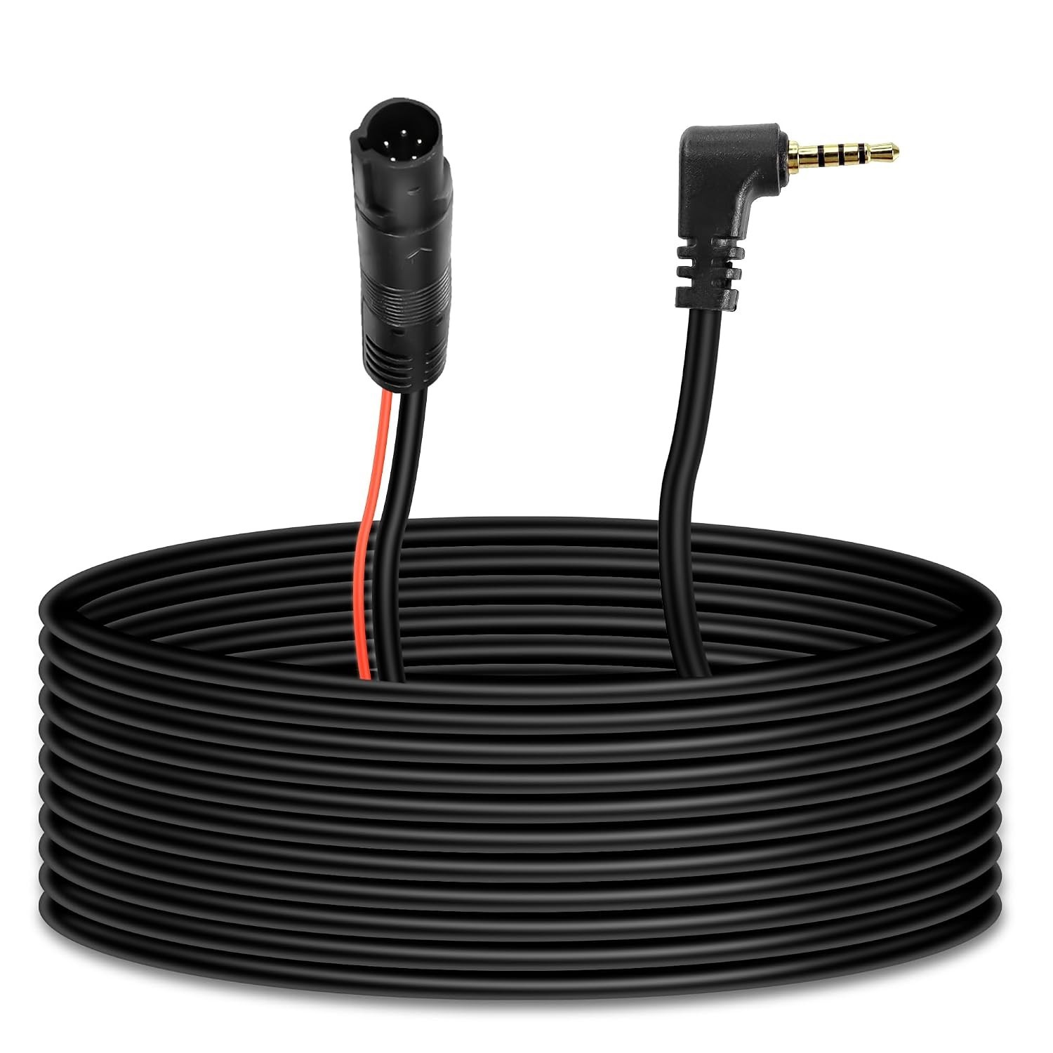 Reliable 5 Pin Dash Cam Cable – 32.8FT Male Connector for Trucks, RVs, and Buses