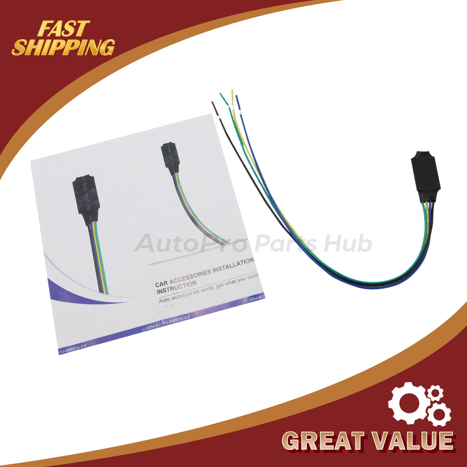 For Alpine ILX-W650 ILX-F309 ILX-F259 3 Video Parking Brake Bypass