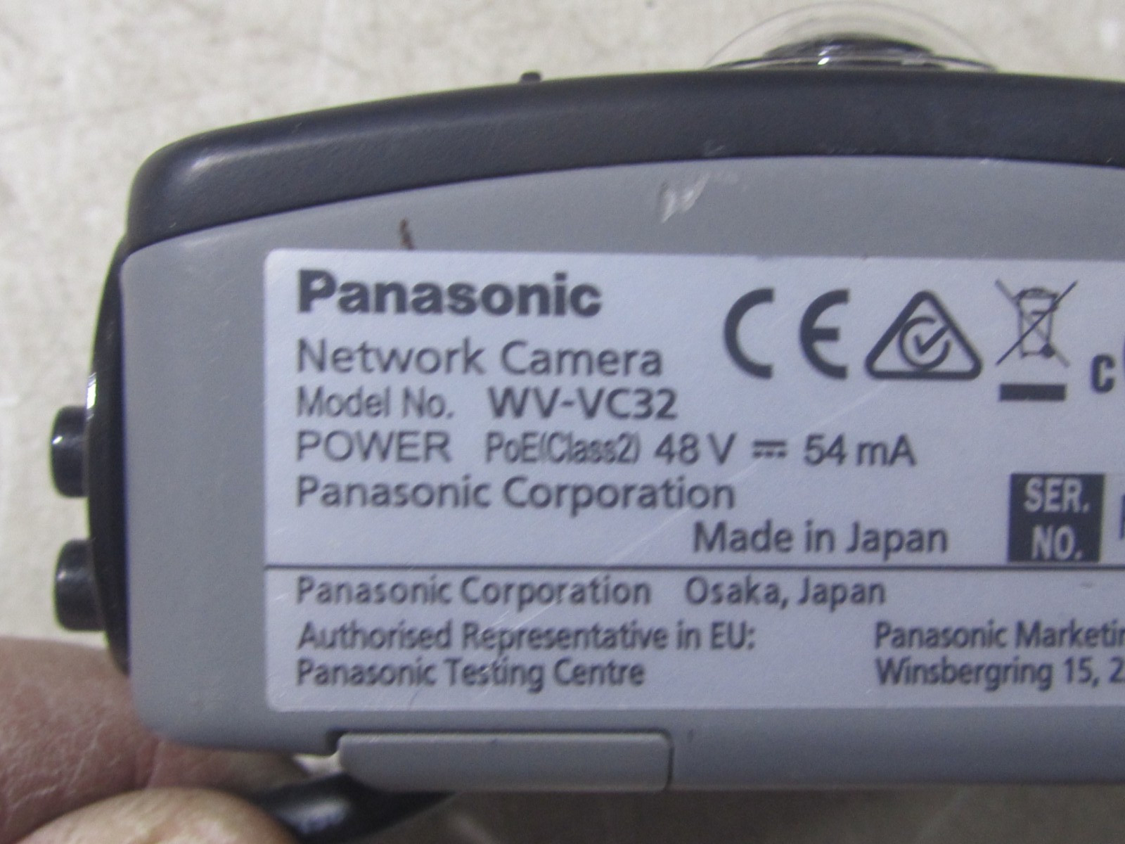 Panasonic WV-VC32 Arbitrator Network Camera with Mount