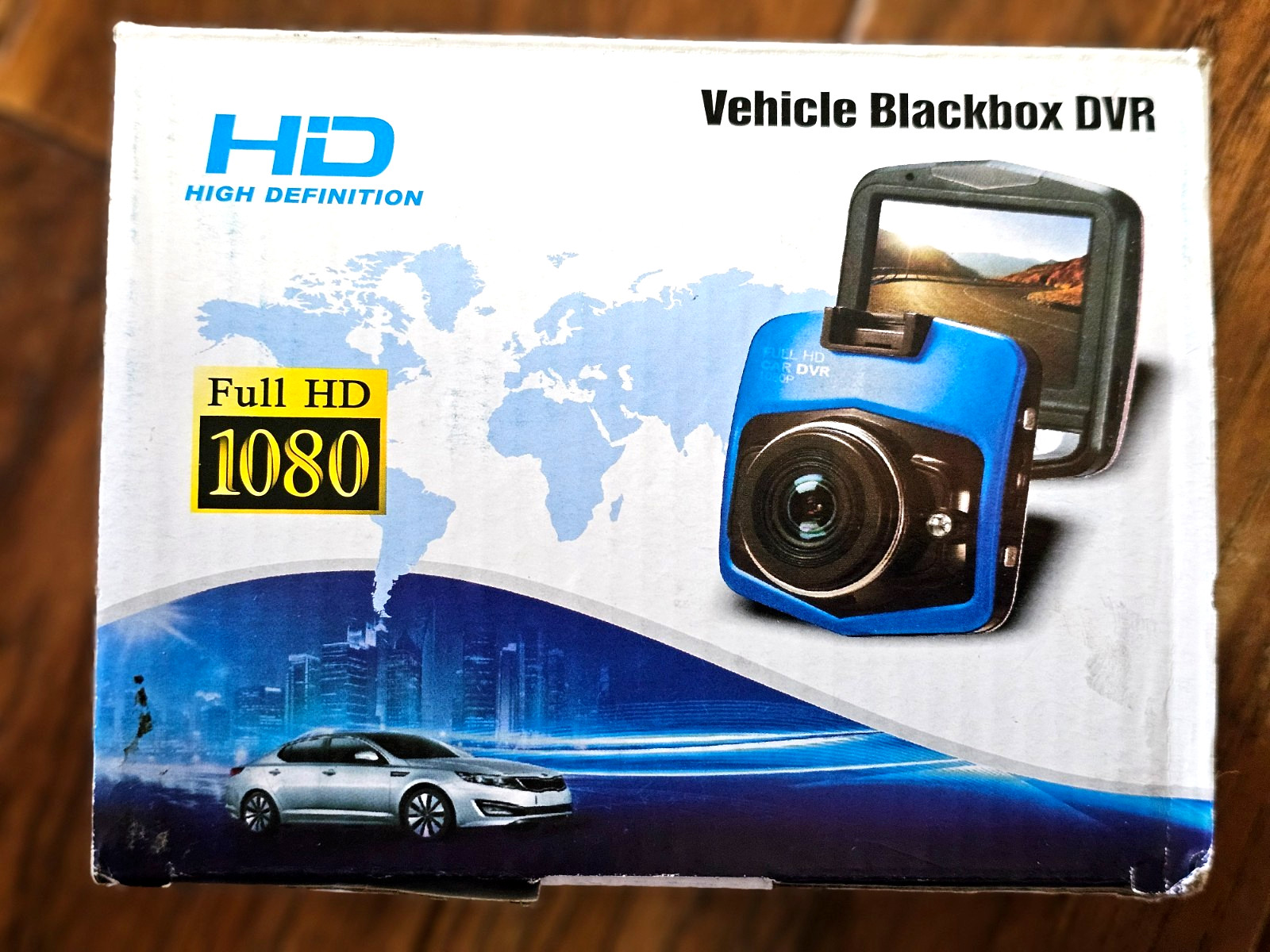 Vehicle Blackbox DVR Dash Cam – Full HD 1080P Car Camera – New Open Box