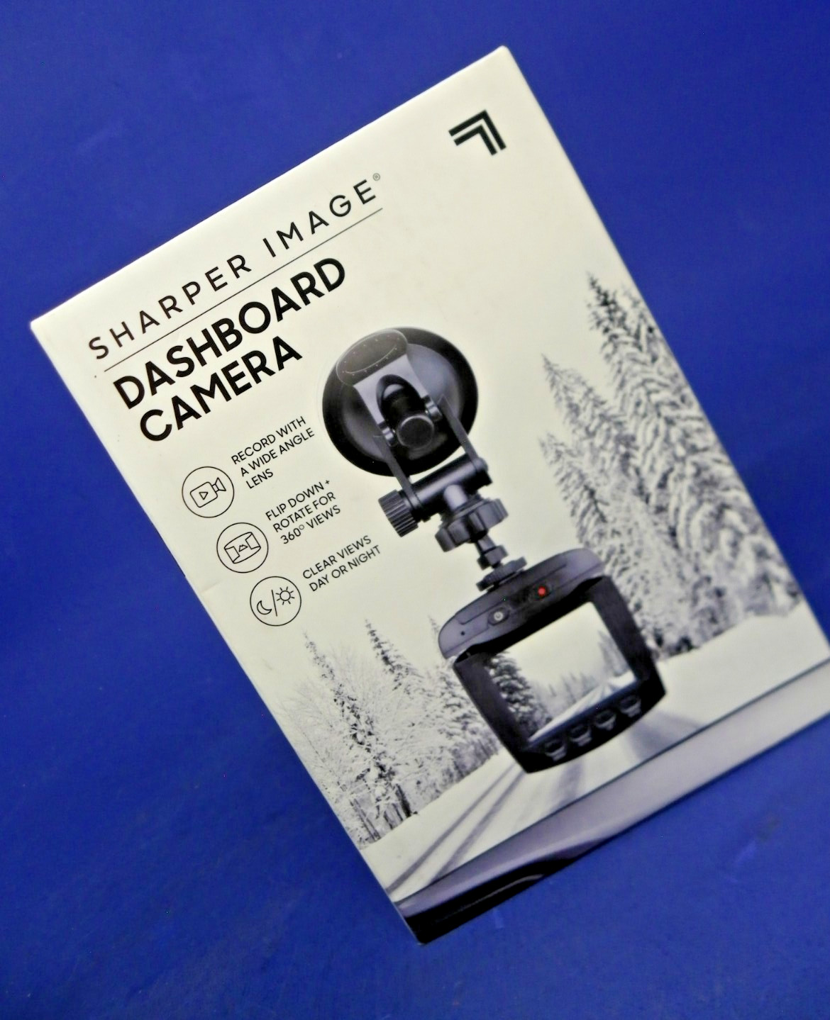New Sharper Image Dashboard Camera Rotate For 360 Degree View Wide Angle Lens